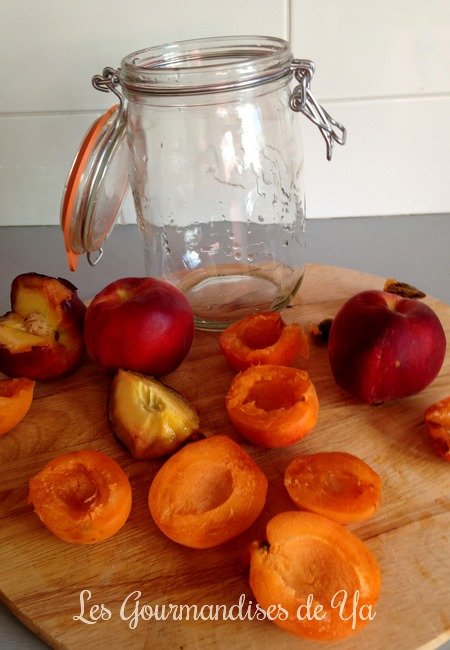 Eau de fruits : pêche-abricot LGY 02