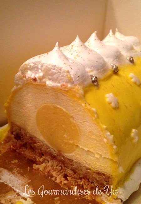 Bûche citron meringuée LGY 02