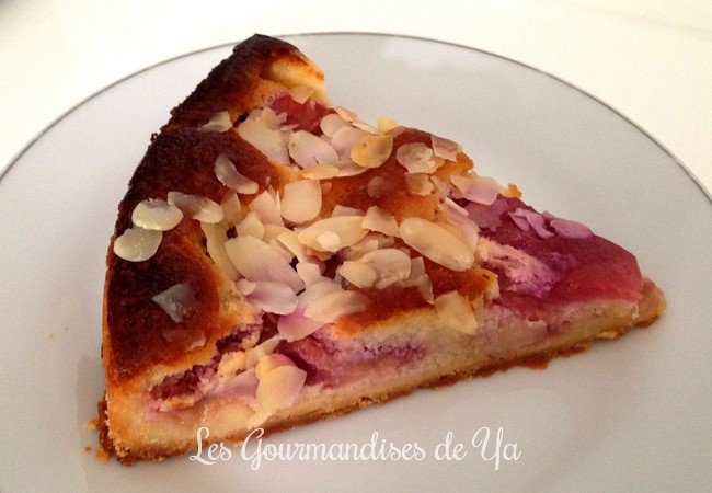 Tarte amandine à la pêche LGY 02