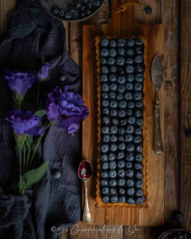 Tarte amandine à la Myrtille LGY