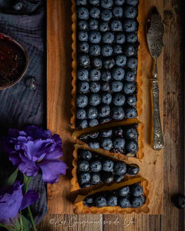 Tarte amandine à la Myrtille LGY