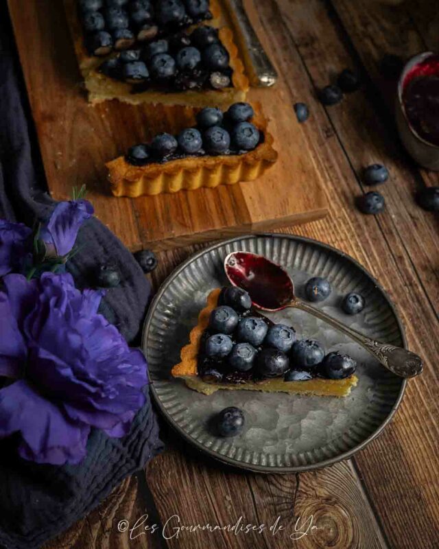 Tarte amandine à la Myrtille LGY
