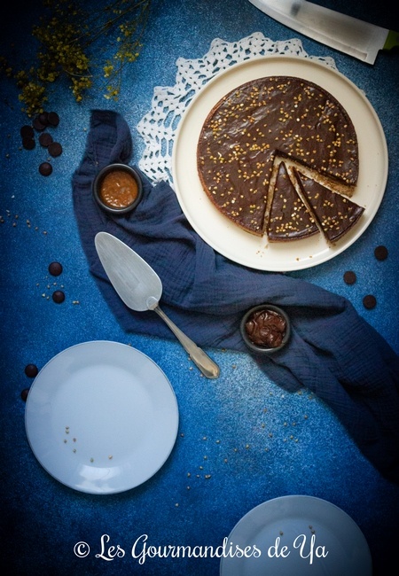 Tarte chocolat, sarrasin et caramel beurre salé de Nicolas PACIELLO LGY01