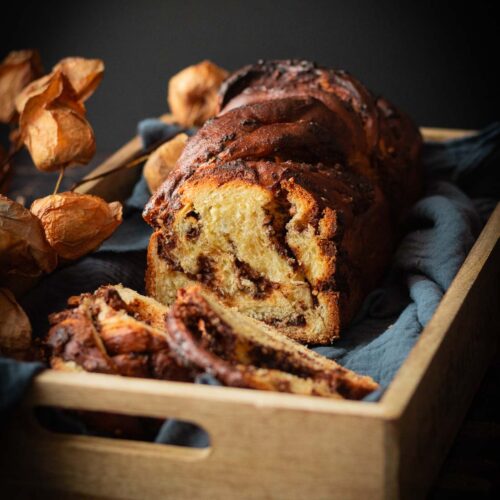 Babka chocolat au lait et praliné sarrasin