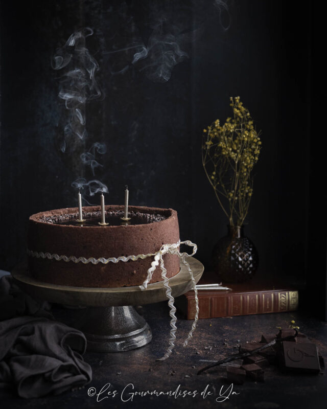 Charlotte vanille et chocolat