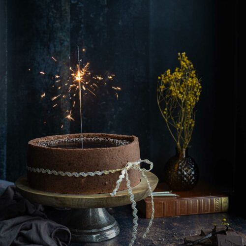 Charlotte vanille et chocolat