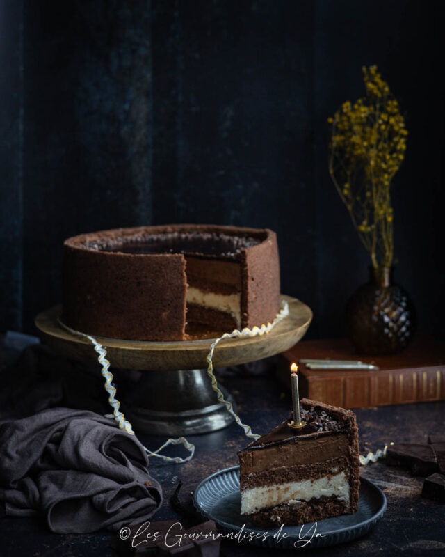 Charlotte vanille et chocolat