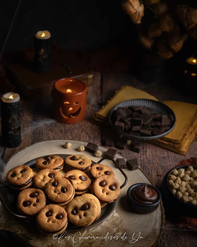 Biscuit Halloween Chocolat et Noisette
