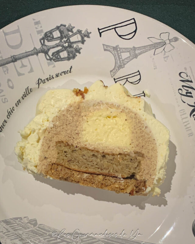 Bûche citron et praliné